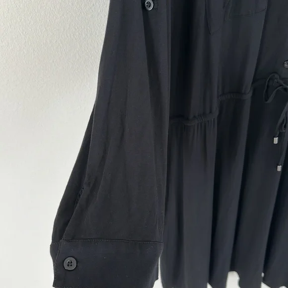 Torrid Black Button-Front Drawstring Waist Size 4x 24/26 - Picture 6 of 13